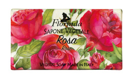 Mydło naturalne roślinne, o zapachu róży, 100 gr - Florinda