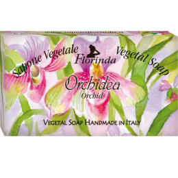 Mydło naturalne roślinne, o zapachu orchideii, 100 gr - Florinda