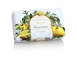 Naturalne mydło o zapachu cytryny i rozmarynu, 250 g, ręcznie pakowane - Saponificio Artigianale Fiorentino