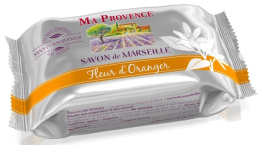 Mydło marsylskie, w kostce, o zapachu pomarańczy, 100 gr - Ma Provence