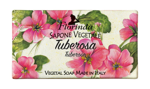 Mydło naturalne roślinne, o zapachu Tuberoza, 100 gr - Florinda