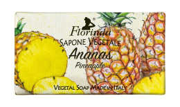 Mydło naturalne roślinne, o zapachu ananas, 100 gr - Florinda