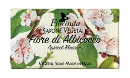 Mydło naturalne roślinne, o zapachu kwiatu moreli , 100 gr - Florinda