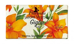 Mydło naturalne roślinne, o zapachu lilii , 100 gr - Florinda