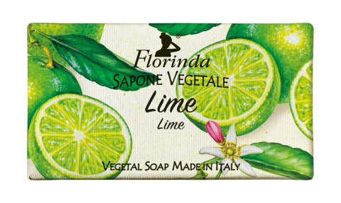 Mydło naturalne roślinne, o zapachu limonka, 100 gr - Florinda