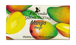 Mydło naturalne roślinne, o zapachu mango, 100 gr - Florinda