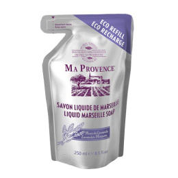 Naturalne mydło marsylskie, w płynie, uzupełnienie o zapachu lawendy, 250ml - Ma Provence