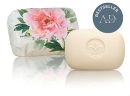 Naturalne mydło o zapachu peonii, 200 g, ręcznie pakowane - Saponificio Artigianale Fiorentino