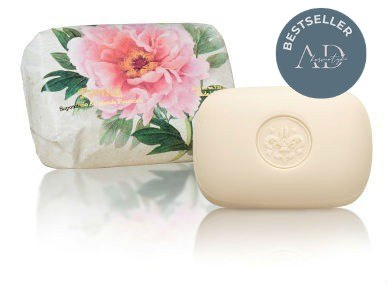 Naturalne mydło o zapachu peonii, 200 g, ręcznie pakowane - Saponificio Artigianale Fiorentino