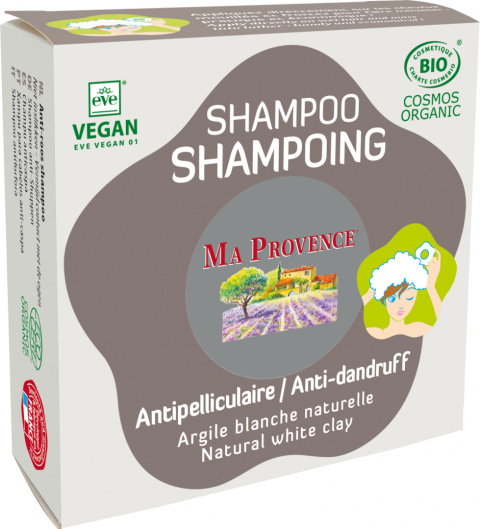 Org. szampon do włosów przeciwłupieżowy 85 g. w KARTONIE - Ma Provence