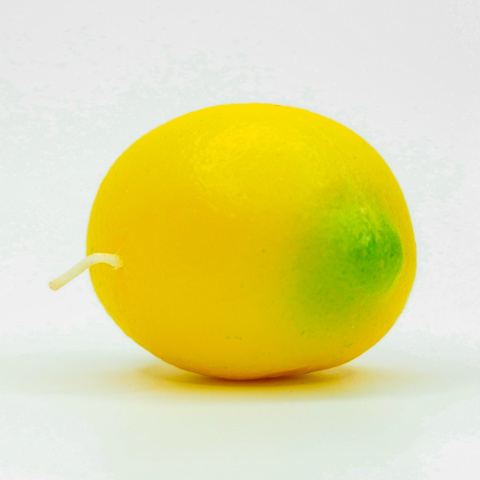 Świeczka w kształcie owocu, cytryna, 1 szt.