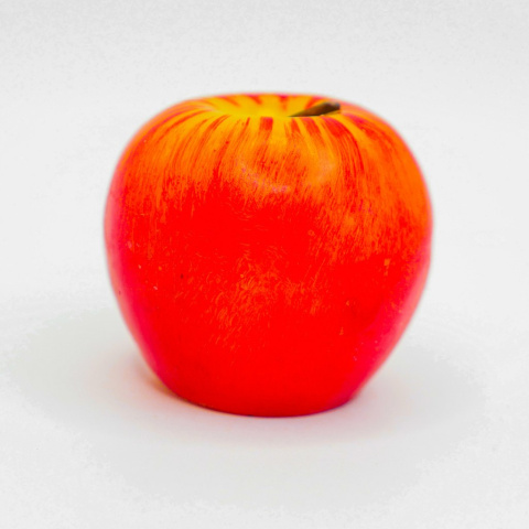 WALENTYNKOWY HIT! Świeczka w kształcie owocu, czerwone jabłko, 1 szt.