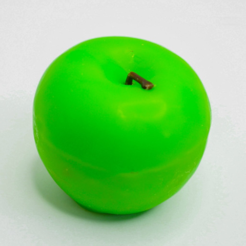 Świeczka w kształcie owocu, zielone jabłko , 1 szt.