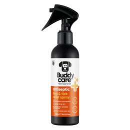 Antyseptyczny spray na pchły i kleszcze dla zwierząt 200ml - Buddycare