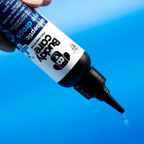 Krople antyseptyczne do oczu dla zwierząt - 60 ml - Buddycare