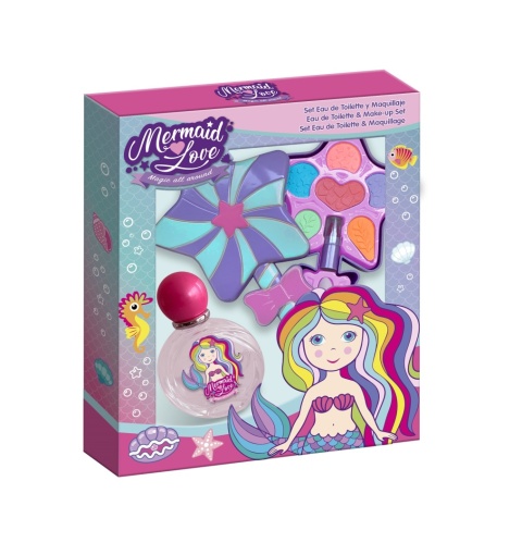 MERMAID LOVE DLA DZIECI - EDP 50 ml +paleta błyszczyków 6 szt. LORENAY
