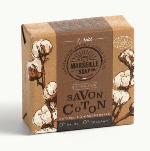 MYDŁO MARSYLSKIE 100 g. CERTYFIKAT COSMO NATURAL - BAWEŁNA TADE