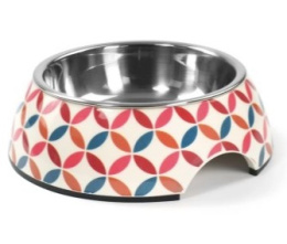 Miska z melaminu i stali nierdzewnej, origami rozm. 17,5 cm, 350ml - Record