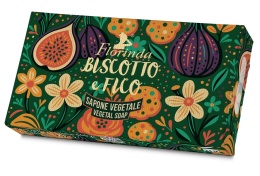 Mydło naturalne 100 g, kolekcja kremowa CIASTKO I FIGI FLORINDA