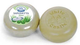 Mydło roślinne wysokiej jakości z aloesem 100g White Castle