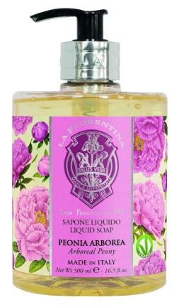 Mydło w płynie do rąk- 500ml- PIWONIA - La Florentina