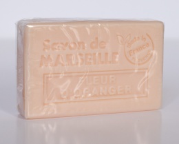 Naturalne mydło marsylskie 100 gr kwiat pomarańczy