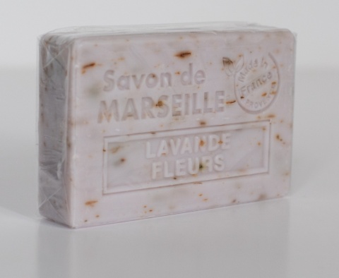 Naturalne mydło marsylskie 100 gr z kwiatem lawendy