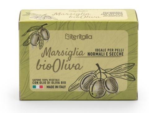 Naturalne mydło marsylskie z BIO oliwą z oliwek 125gr ITERITALIA