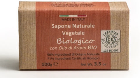 Organiczne mydło roślinne ARGAN 100gr ITERITALIA