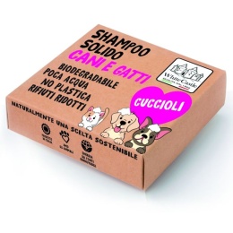 Szampon w kostce dla psów i kotów - SZCZENIĘTA -delikatny 70g White Castle