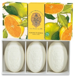 Zestaw mydeł - 3x150 G- CYTRUSY - La Florentina