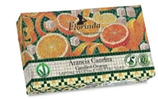 Mydło 100 g. Mozaika Pomarańcza kandyzowana - Florinda