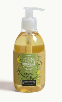 Mydło Marsylskie w płynie z Prowansji - WERBENA Z CYTRYNĄ 300 ml. -TADE