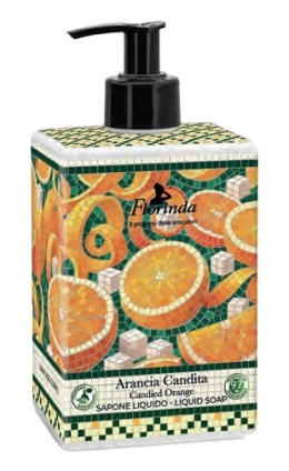 Mydło w płynie 500 ml. Mozaika Pomarańcza kandyzowana - Florinda