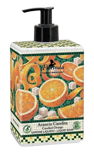 Mydło w płynie 500 ml. Mozaika Pomarańcza kandyzowana - Florinda
